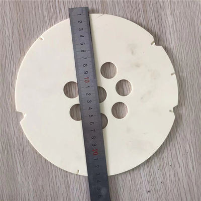 Yttria de usinage a stabilisé le plat en céramique d'oxyde de zirconium de plat de zircone de la densité 6,0