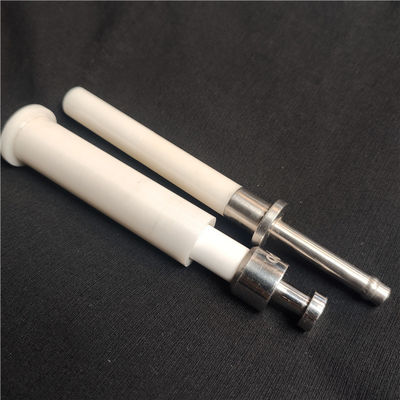 Piston en céramique 1300HV de zircone à haute pression de la pompe 400C blanc