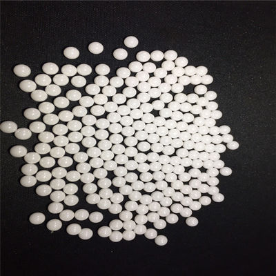 Perles en céramique de meulage de silicate de zirconium autour du blanc en ivoire