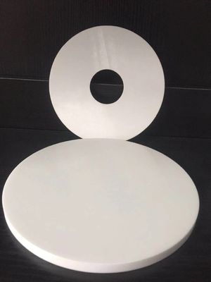 Plaque guide en céramique de substrat de plats de zircone mécanique d'ODM