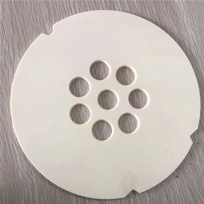 Yttria de usinage a stabilisé le plat en céramique d'oxyde de zirconium de plat de zircone de la densité 6,0