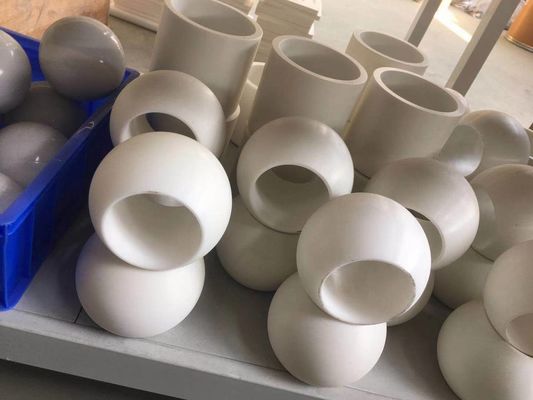Valves adaptées aux besoins du client d'alumine de zircone de grande pureté pour le contrôle de flux précis